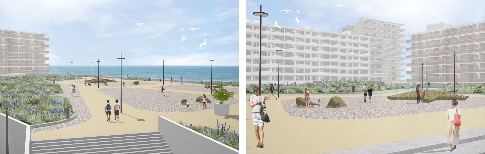 Fenemaplein, Zandvoort artist impression-2-1920px