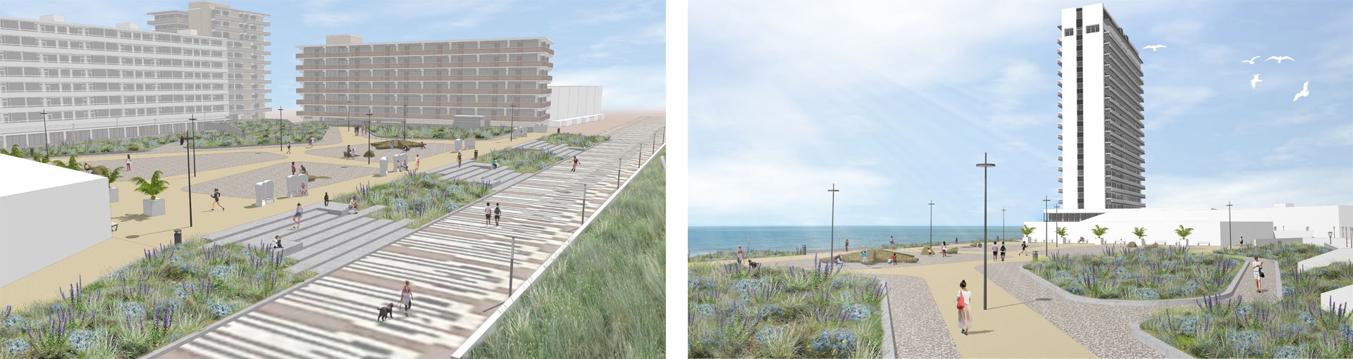 Fenemaplein, Zandvoort artist impression-1-1920px