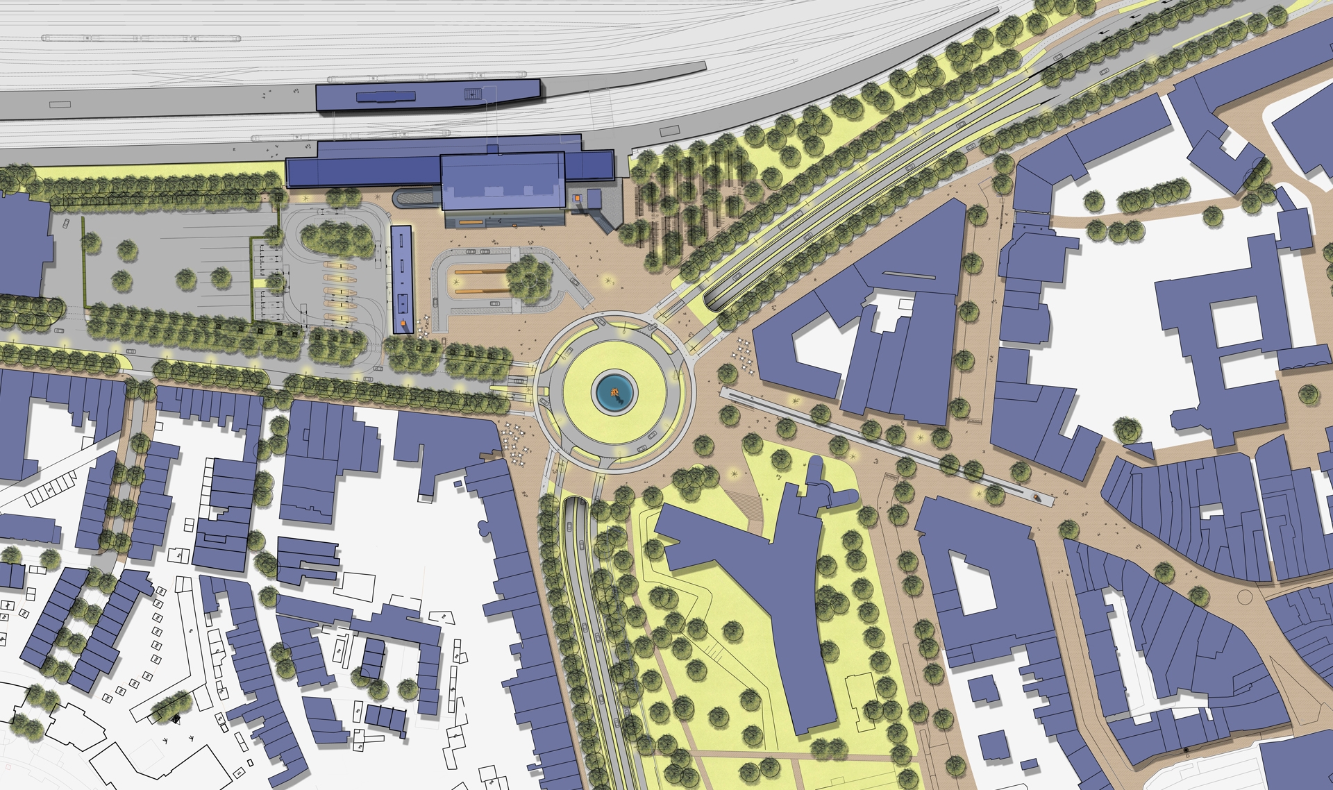 Stationsplein Venlo plankaart