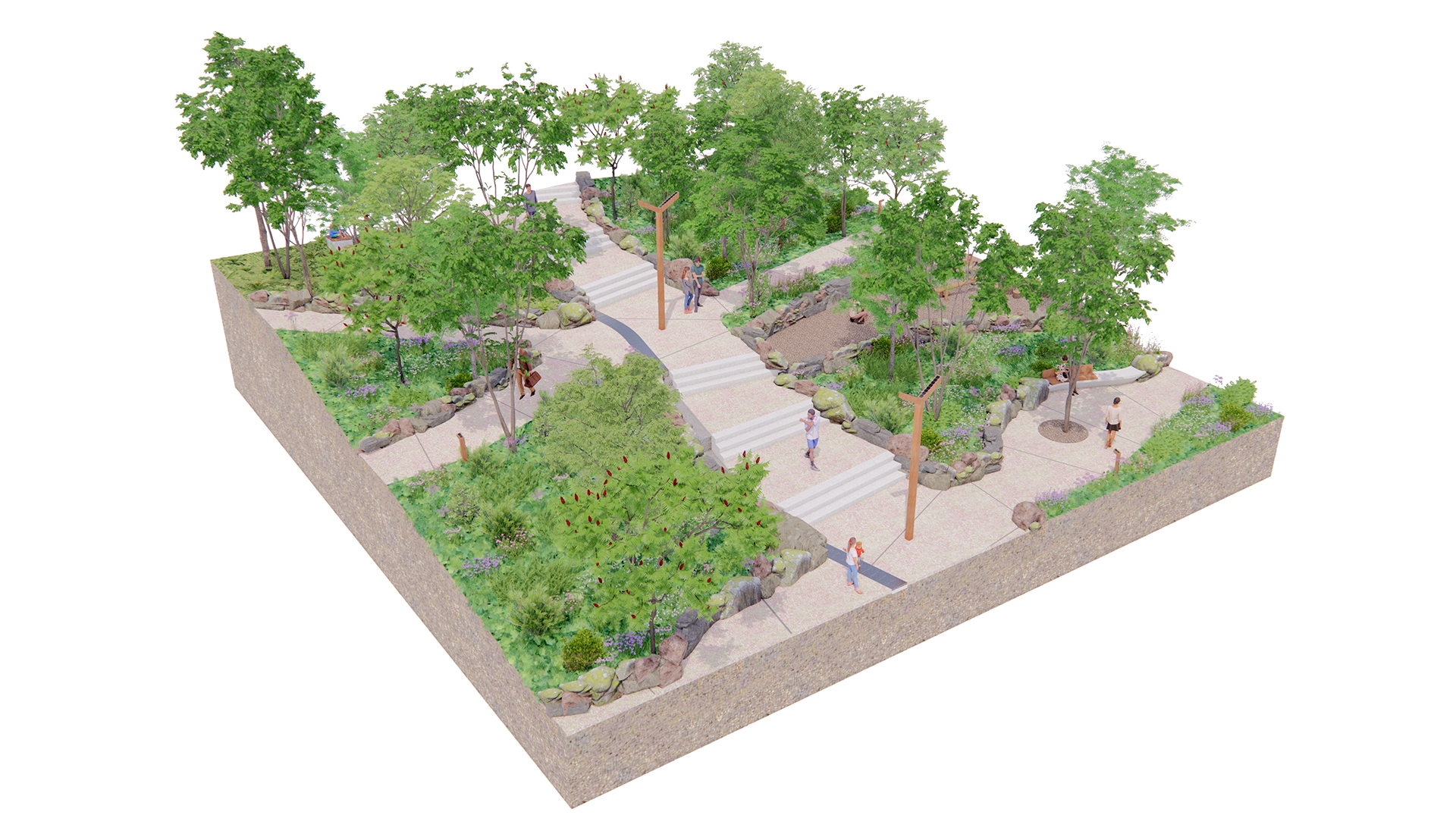 Triangle Park, Yerevan Armenië