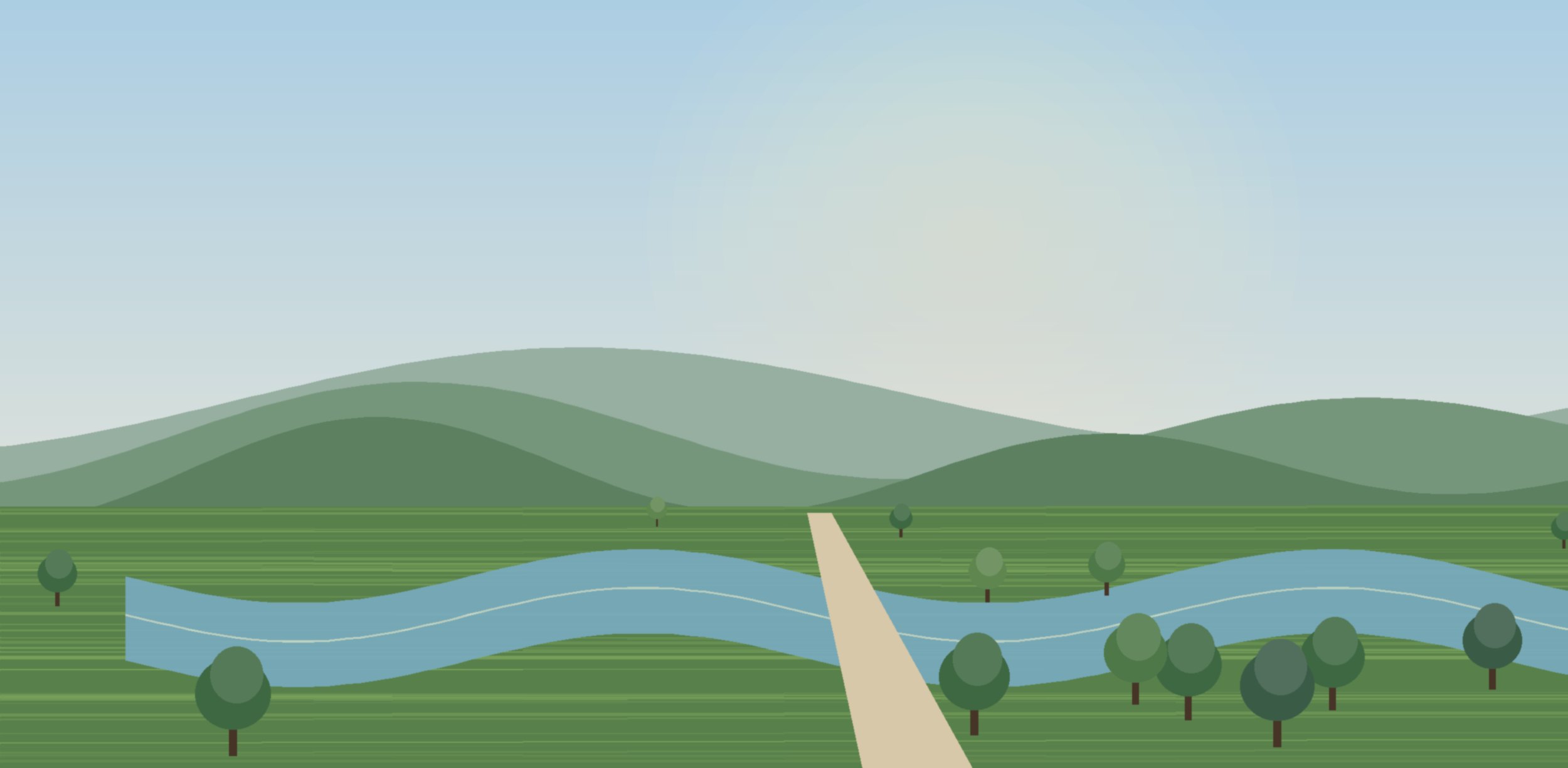 Park De Heuvel, zicht op de waterloop