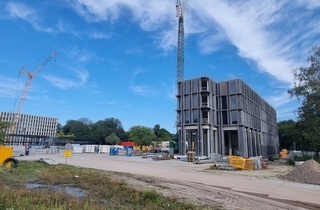 Sneak peek: bouw studentenhuisvesting op TU/e campus