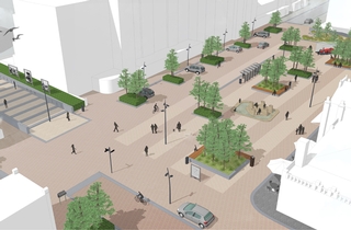 Start construction Stationsplein Zandvoort
