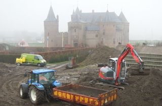 Theaterbastion Muiderslot in uitvoering