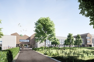 Nieuwbouw Koning Wilem II Tilburg als verbinding met stedelijke context