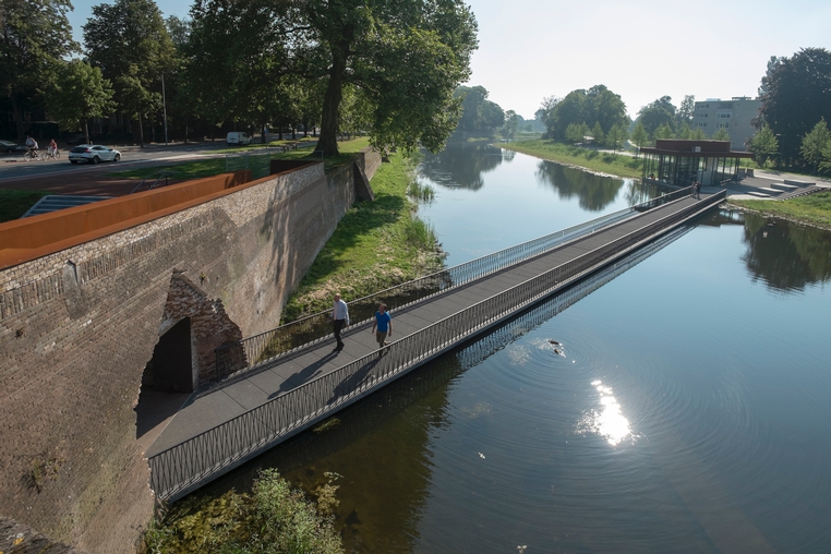 Opening of parking garage at St. Jan and Stadswalzone (rampart zone) in 's Hertogenbosch