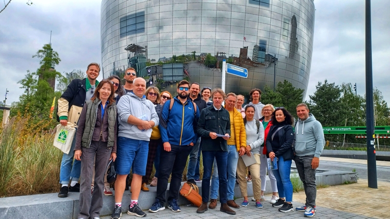 Visit with Slovak Delegation Rooftop Forest Depot Boijmans