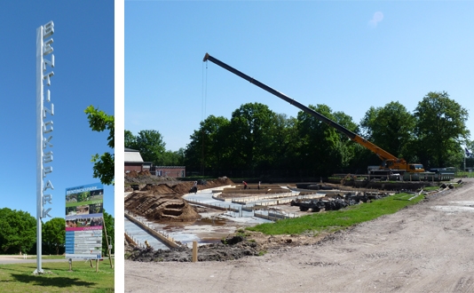 Uitvoering Roelof van Echtencollege in het Bentinckspark gestart