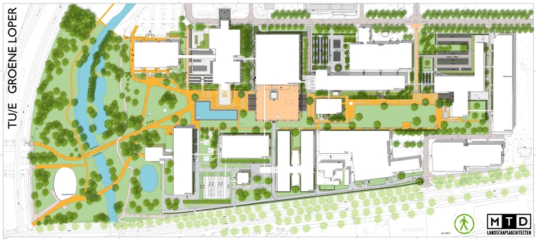 Campus en Groene Loper TU/e Eindhoven geselecteerd voor Jaarboek 2014