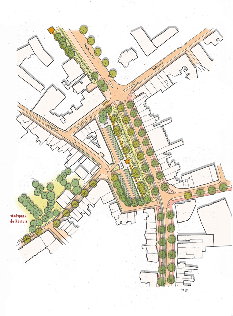 Wilhelminaplein: Erfgoed in het groen