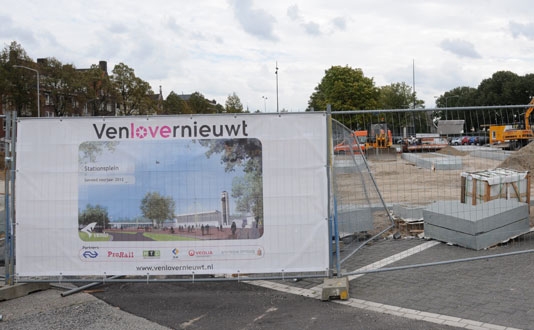 uitvoering stationsplein en bushalte Venlo gestart!