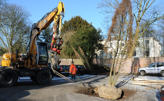 uitvoering Rabobank  Maliebaan Utrecht gestart