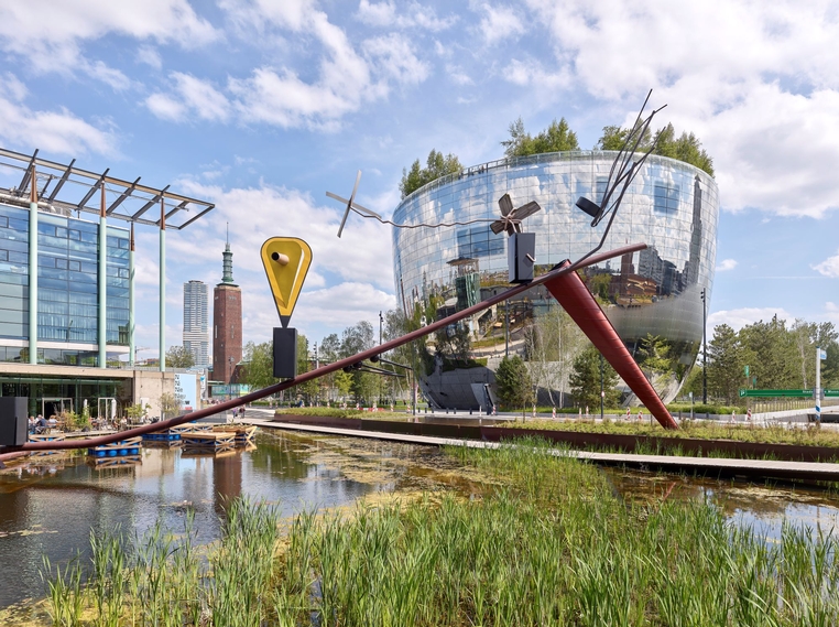 Visit with Slovak Delegation Rooftop Forest Depot Boijmans