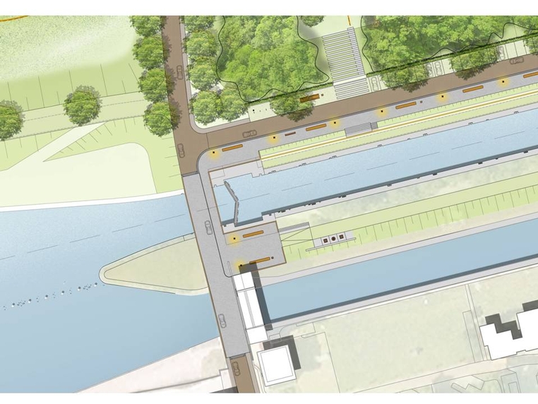 Landschappelijke inpassing Sluis Eefde