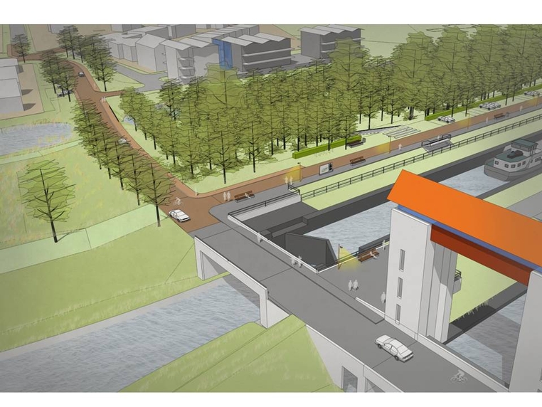 Landschappelijke inpassing Sluis Eefde