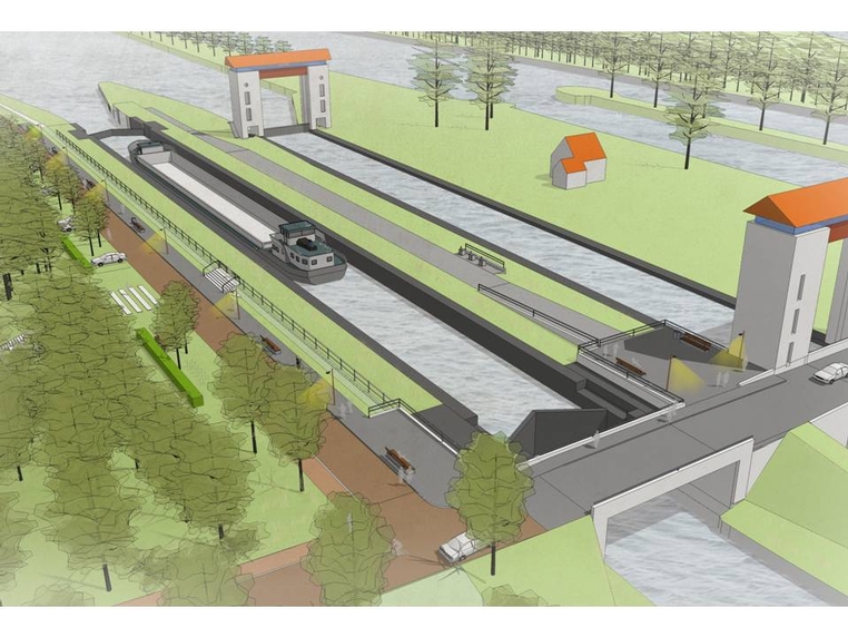 Landschappelijke inpassing Sluis Eefde