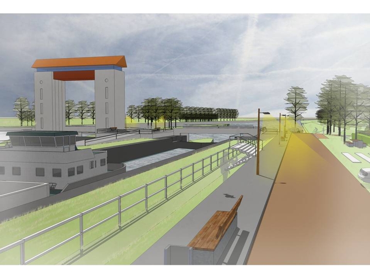 Landschappelijke inpassing Sluis Eefde