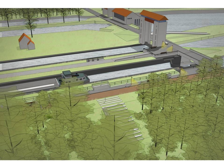 Landschappelijke inpassing Sluis Eefde