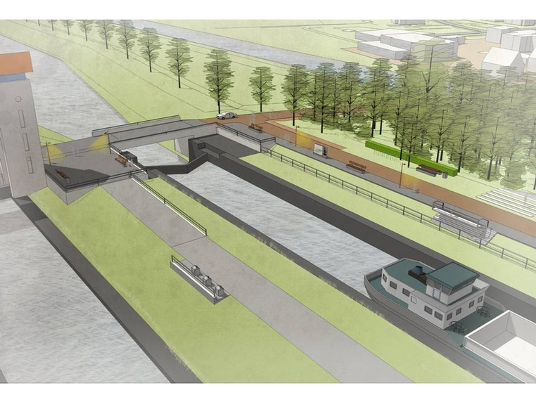 Landschappelijke inpassing Sluis Eefde