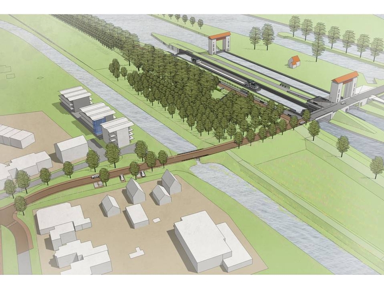 Landschappelijke inpassing Sluis Eefde